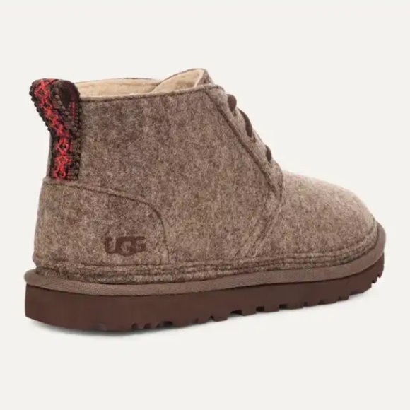 UGG REFELT NEUMEL grey shearling lined boots with laces (8M) - Picture 1 of 7